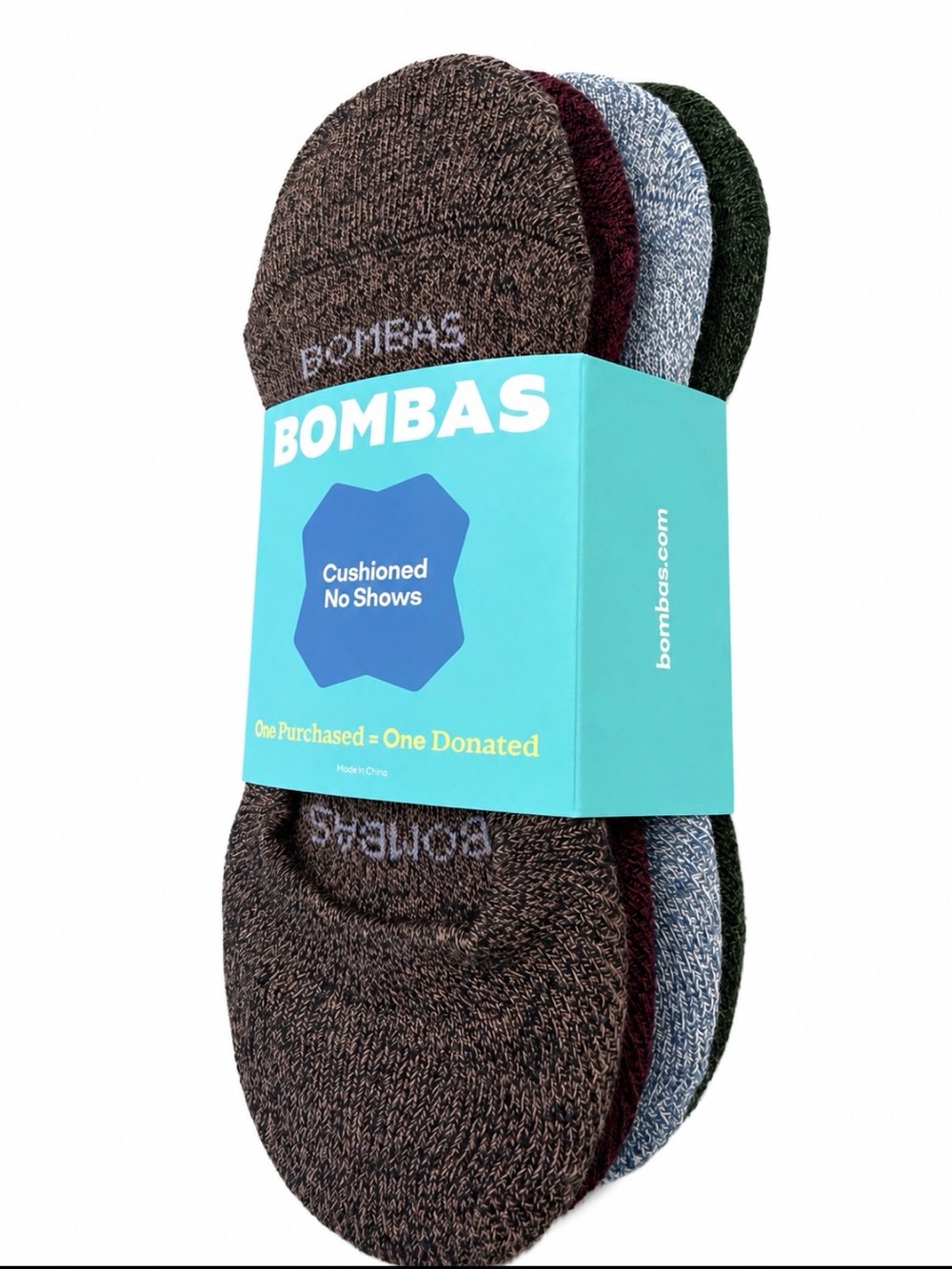 Bombas Cushioned No-Show Socks